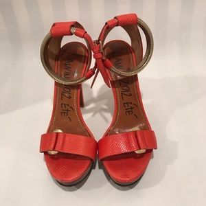 Lanvin heels in Orange size 36 5in Heel